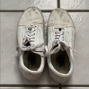 Very dirt and worn vans